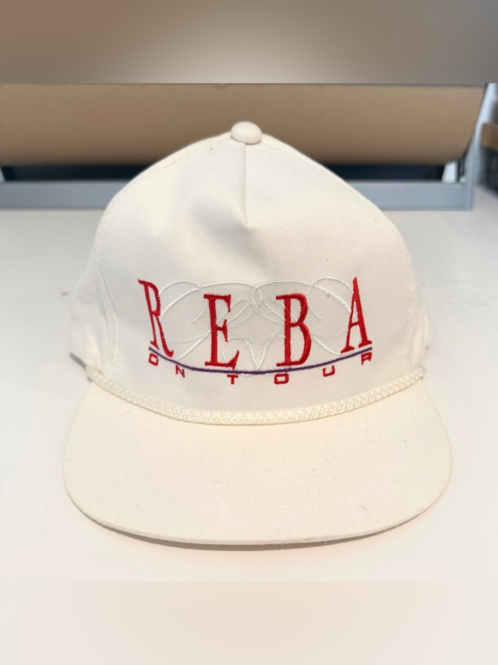 Vintage Reba Mcentire On Tour SnapBack Hat Adjustable 90s Merch Band